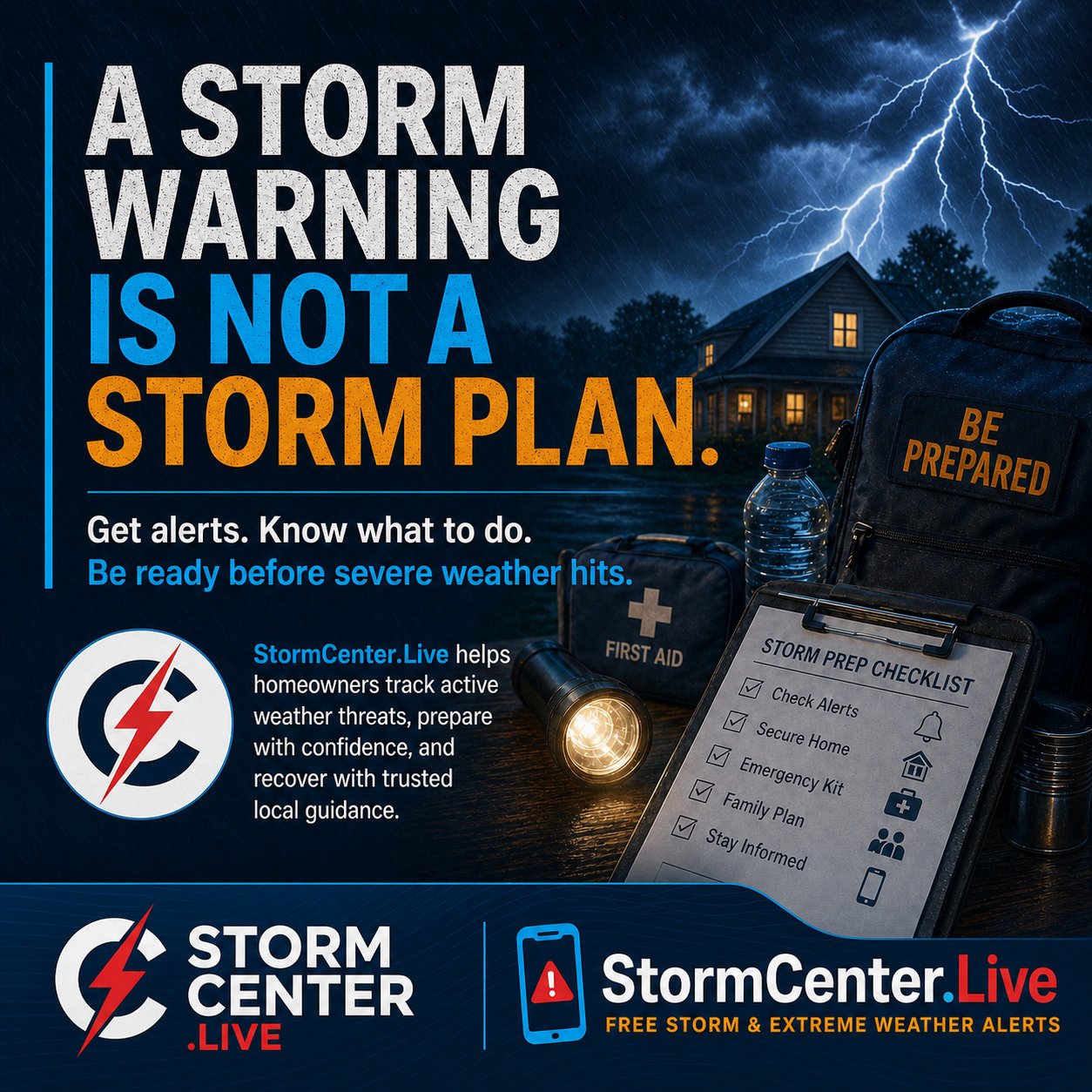 Storm Center: A Storm Warning Is Not A Storm Plan.